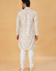 Pastel Geometric Print Kurta