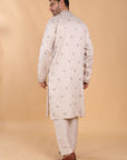Champagne Kurta with That Subtle Spark